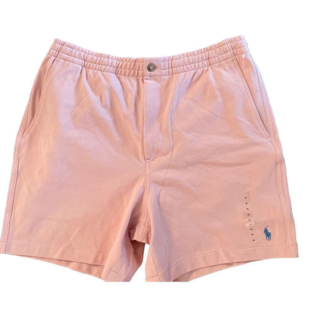 New Polo Ralph Lauren Men Stretch Classic Fit 6"  Shorts Pink Size XL